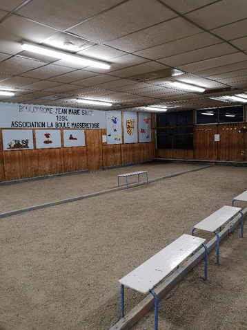 Terrain de pétanque du club Amicale bouliste masseretoise  - Masseret