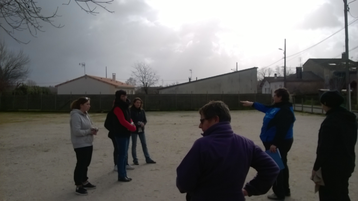 Terrain de pétanque du club la boule arbanastaise - Arbanats