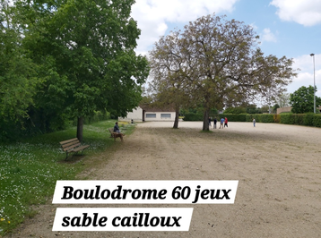 Terrain de pétanque du club La boule Malesherboises - Malesherbes