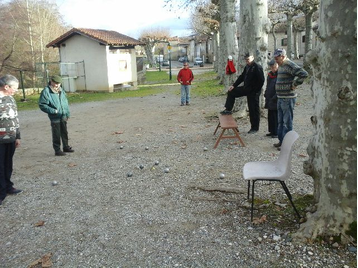 Terrain de pétanque du club u.s.m.b.p. - Le Mas-d'Azil