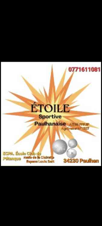 Logo du club de pétanque ESP-ECPA Étoile Sportive Paulhan - club à Paulhan - 34230