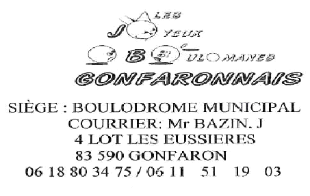 jerome.baz.83@gmail. - Membre du site Pétanque Génération