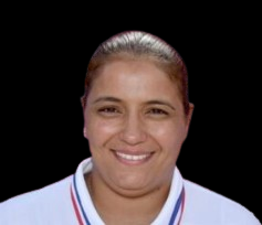 Joueuse de pétanque Mouna BEJI, licencié au club A S P  VAULX VILLAGE
