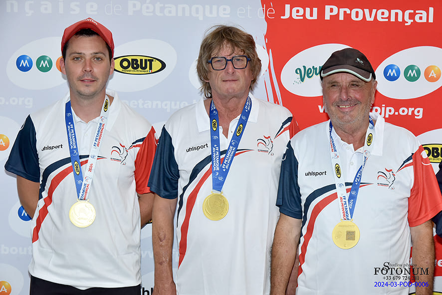 Championnat de France 2024 Triplette Masculin - Résultats - Actualité Pétanque Génération