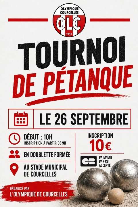 Concours de pétanque Ouvert à tous - Courcelles-lès-Montbéliard