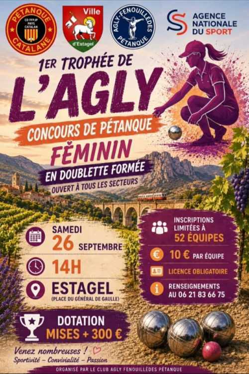 Concours en Doublette le 26 septembre 2026 - Lieu à définir (66) - 00000
