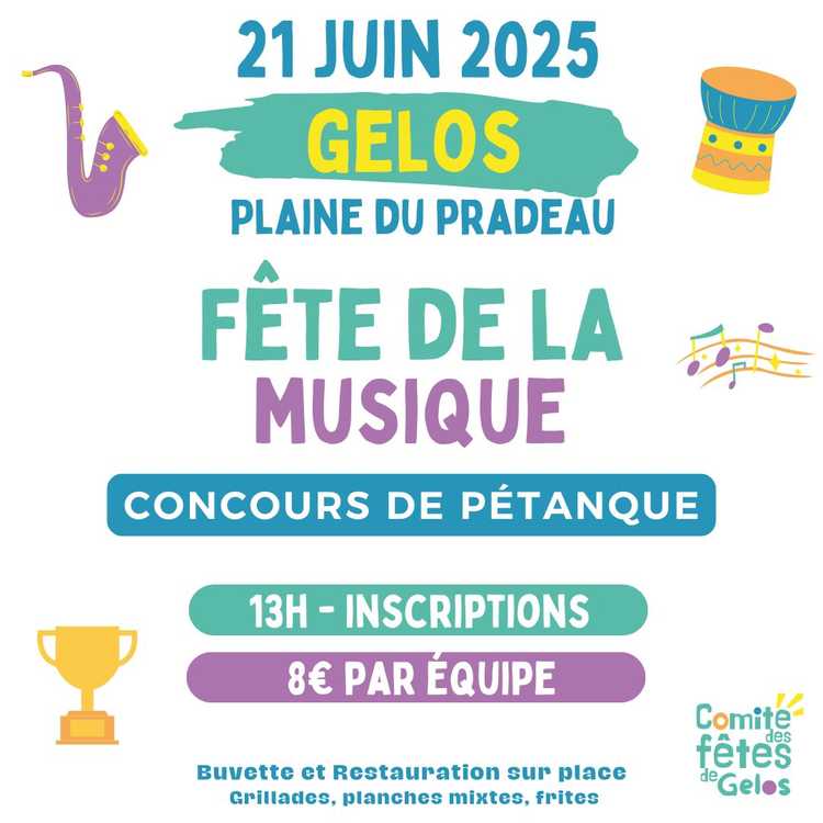 Concours en En équipe le 21 juin 2025 - Gelos - 64110