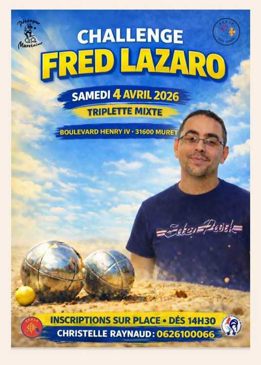 Concours en Triplette Mixte le 4 avril 2026 - Lieu à définir (31) - 00000