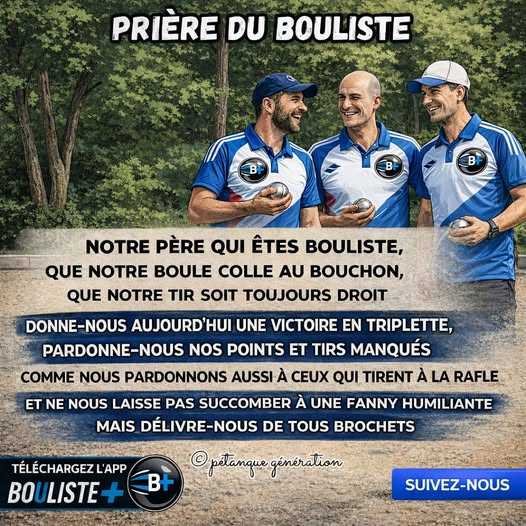 Concours en Triplette le 11 avril 2026 - Lieu à définir (57) - 00000