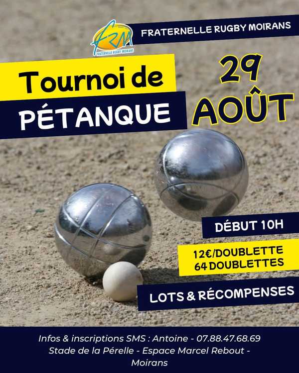 Concours de pétanque Ouvert à tous - Moirans