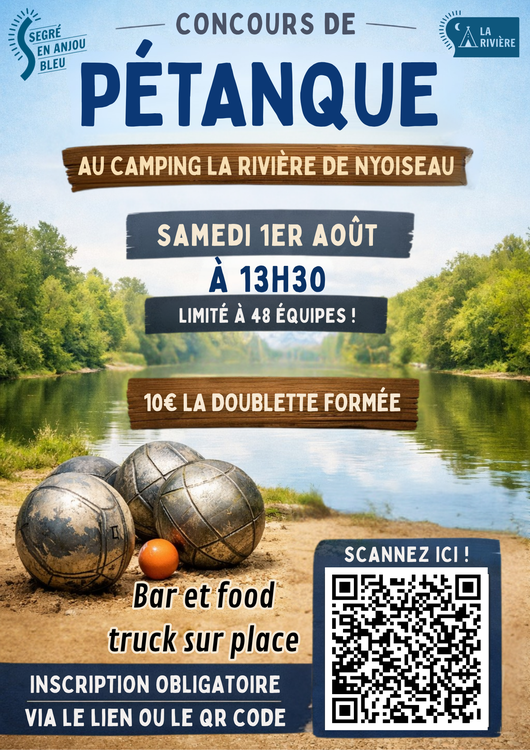 Concours de pétanque Ouvert à tous - Nyoiseau