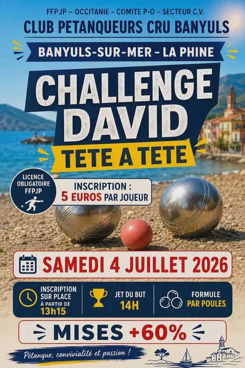 Concours de pétanque Officiel - Lieu à définir (66)