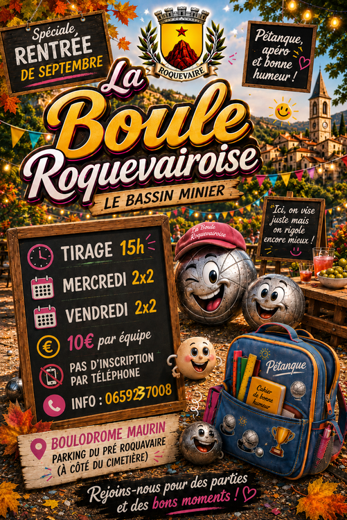 Concours de pétanque Ouvert à tous - Roquevaire