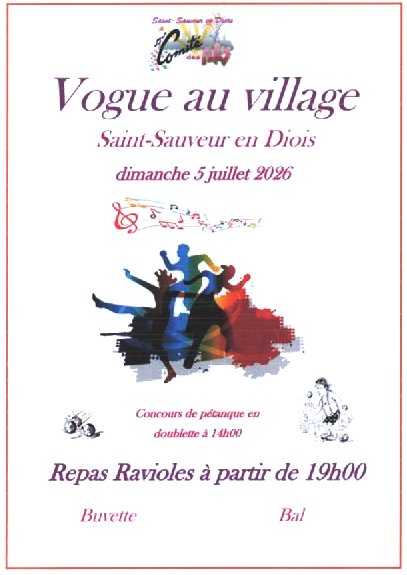 Concours en Doublette le 5 juillet 2026 - Saint-Sauveur-en-Diois - 26340