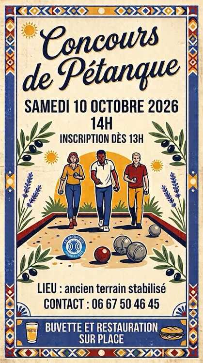 Concours de pétanque Ouvert à tous - Saint-Thurial