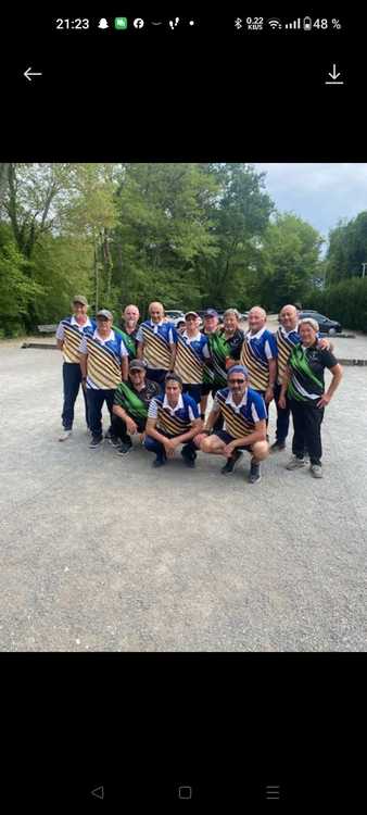  - Résultat du club de pétanque CRAB PETANQUE
