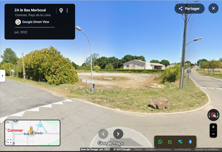 Terrain de pétanque du club Commer Pétanque - Commer