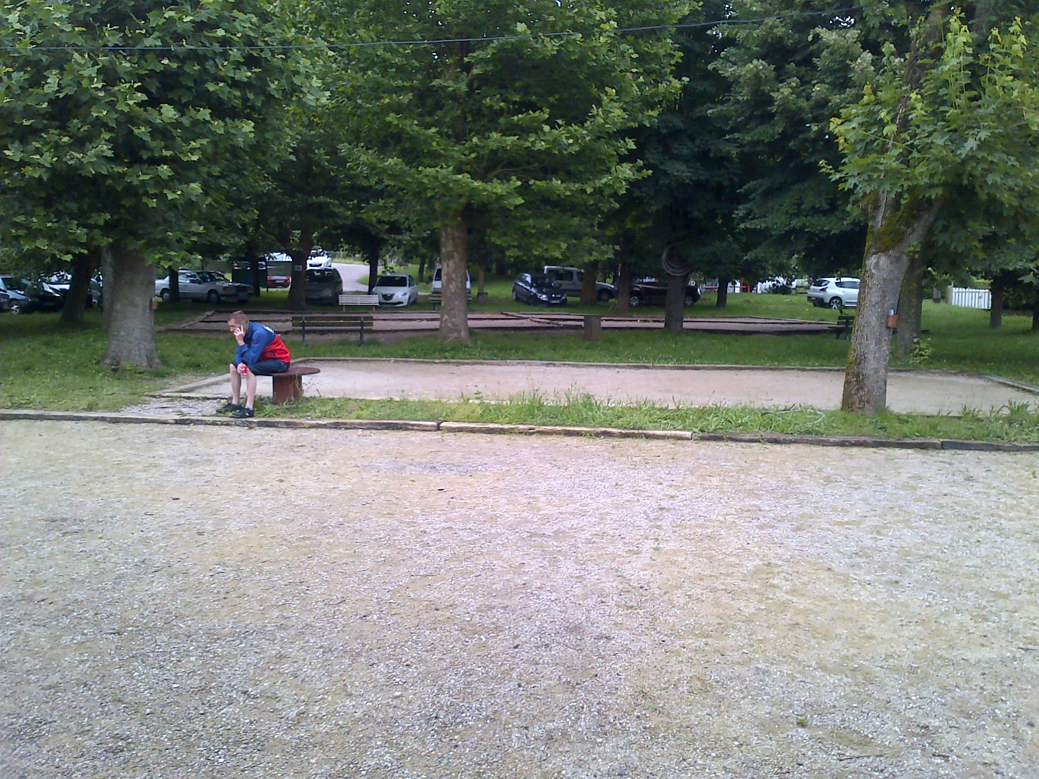 Terrain de pétanque du club la boule loisirs de messein  - Messein