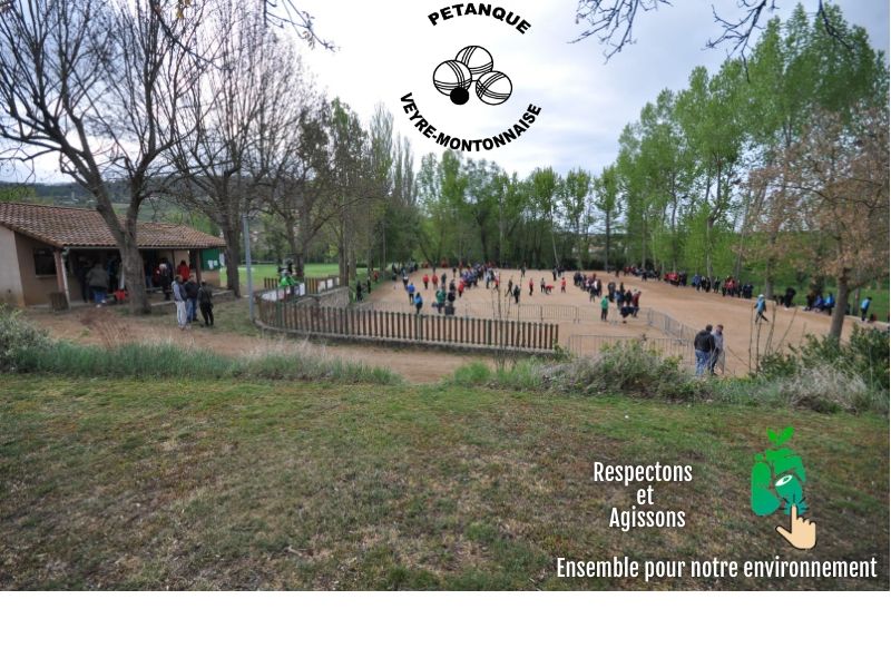 Terrain de pétanque du club Pétanque Veyre-Monton - Veyre-Monton