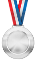 2ème meilleur joueur au classement général toutes catégories des joueurs de pétanque licenciés en france - Médaille d'argent